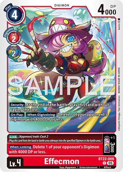 Effecmon [BT22-009] [Cyber Eden] (ONLINE ORDER ONLY)