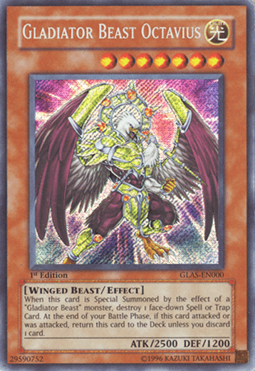 Gladiator Beast Octavius [GLAS-EN000] Secret Rare (ONLINE ORDER ONLY)