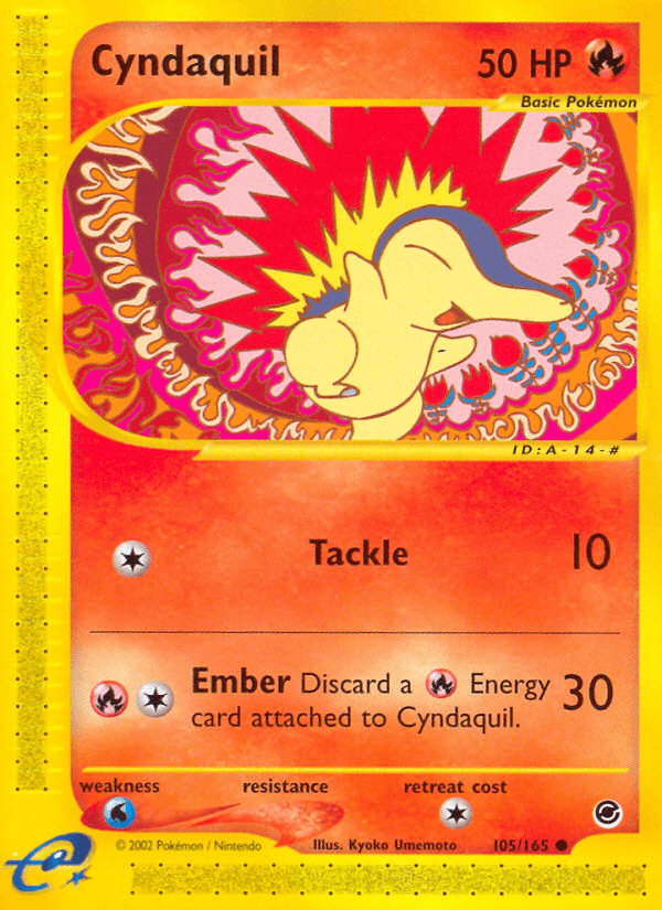 Cyndaquil (105/165) [Expedition: Base Set] (Online Only)