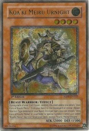 Koa'ki Meiru Urnight [ABPF-EN025] Ultimate Rare (ONLINE ORDER ONLY)
