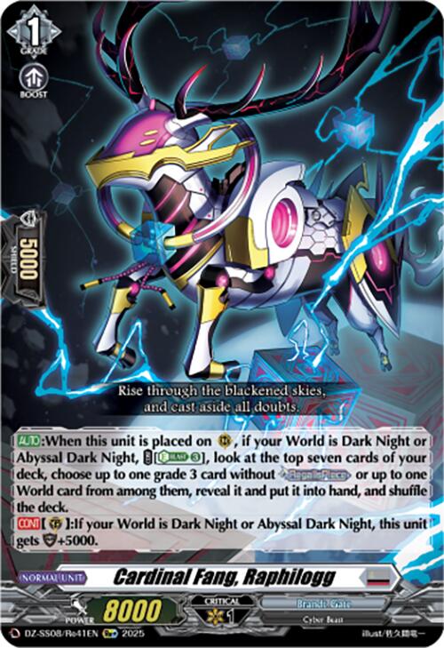 Cardinal Fang, Raphilogg (Re+) (DZ-SS08/Re41EN) [Festival Booster 2025]