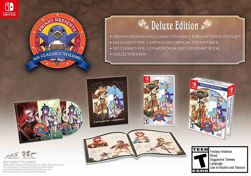Prinny Presents NIS Classics Volume 1 Deluxe Edition (Nintendo Switch) (ONLINE ORDER ONLY)