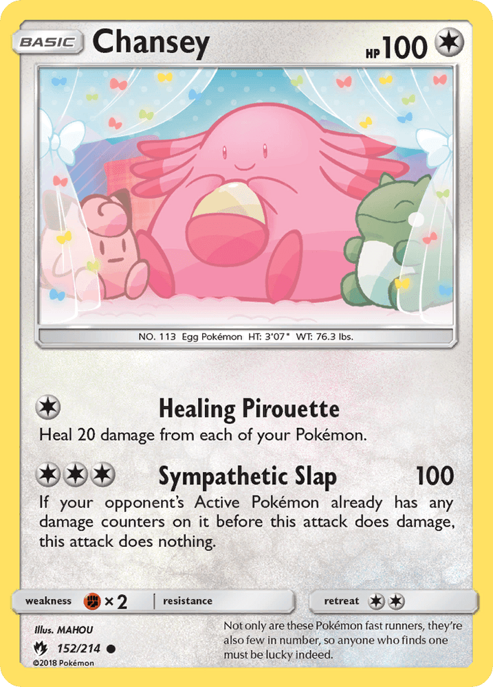 Chansey (152/214) [Sun & Moon: Lost Thunder] (Online Only)