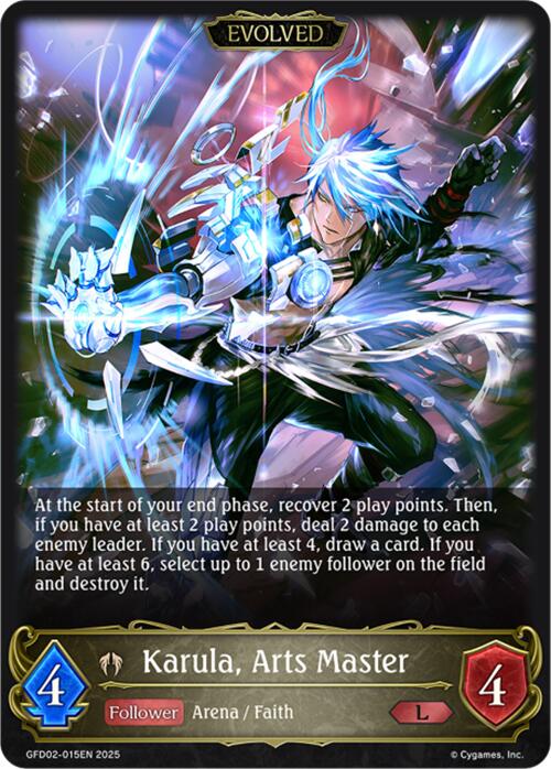Karula, Arts Master (Evolved) (GFD02-015EN) [Treacherous Ambitions]