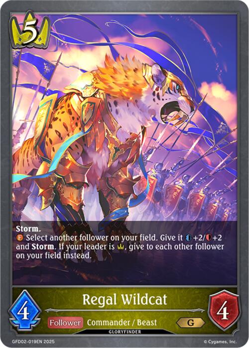 Regal Wildcat (GFD02-019EN) [Treacherous Ambitions]
