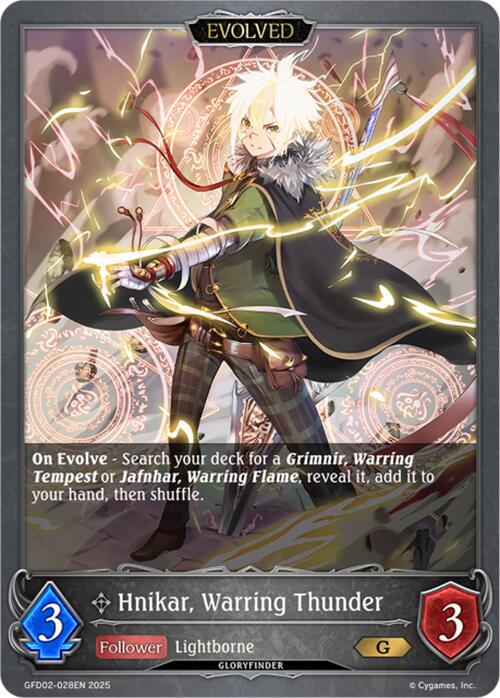 Hnikar, Warring Thunder (Evolved) (GFD02-028EN) [Treacherous Ambitions]
