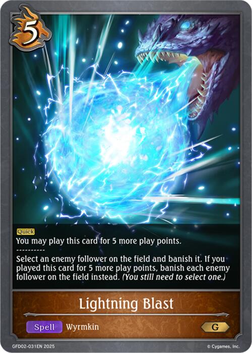 Lightning Blast (GFD02-031EN) [Treacherous Ambitions]