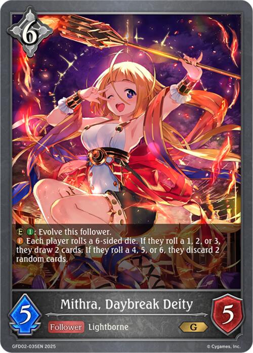 Mithra, Daybreak Deity (GFD02-035EN) [Treacherous Ambitions]