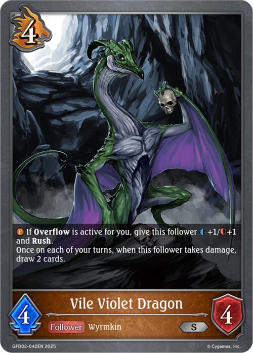 Vile Violet Dragon (GFD02-042EN) [Treacherous Ambitions]