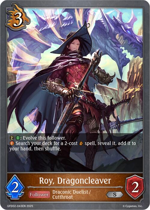 Roy, Dragoncleaver (GFD02-043EN) [Treacherous Ambitions]