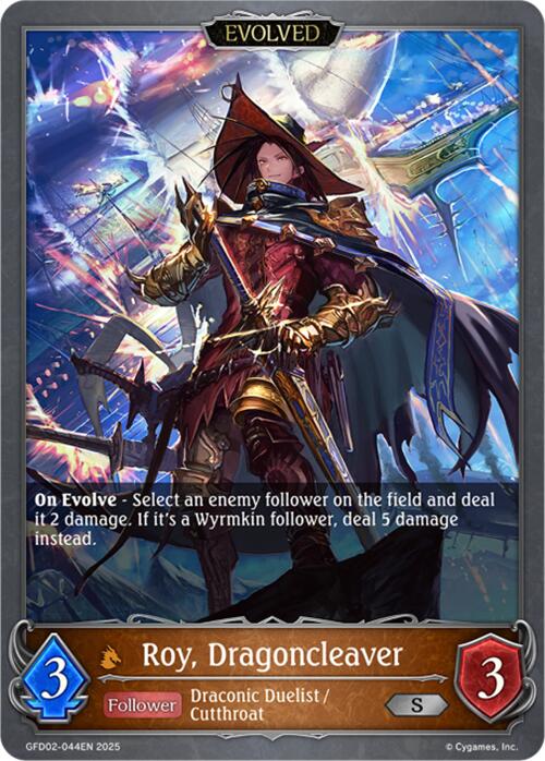 Roy, Dragoncleaver (Evolved) (GFD02-044EN) [Treacherous Ambitions]