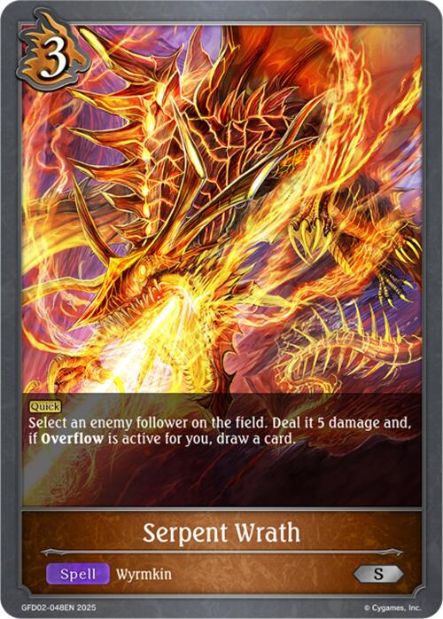 Serpent Wrath (GFD02-048EN) [Treacherous Ambitions]