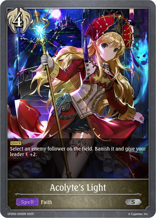 Acolyte's Light (GFD02-055EN) [Treacherous Ambitions]