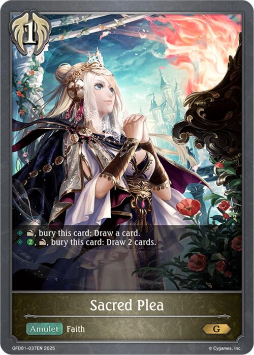 Sacred Plea (GFD01-037EN) [Luxheart Legends]