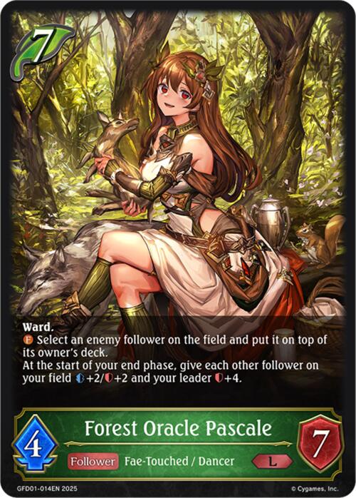 Forest Oracle Pascale (GFD01-014EN) [Luxheart Legends]