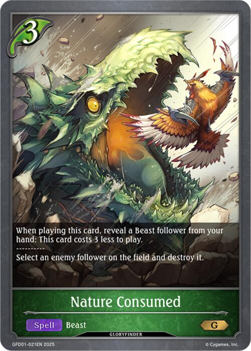 Nature Consumed (GFD01-021EN) [Luxheart Legends]