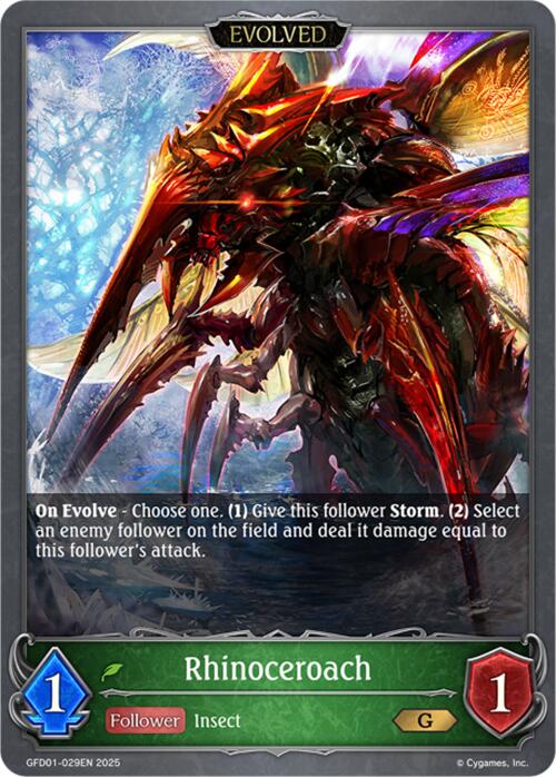 Rhinoceroach (Evolved) (GFD01-029EN) [Luxheart Legends]