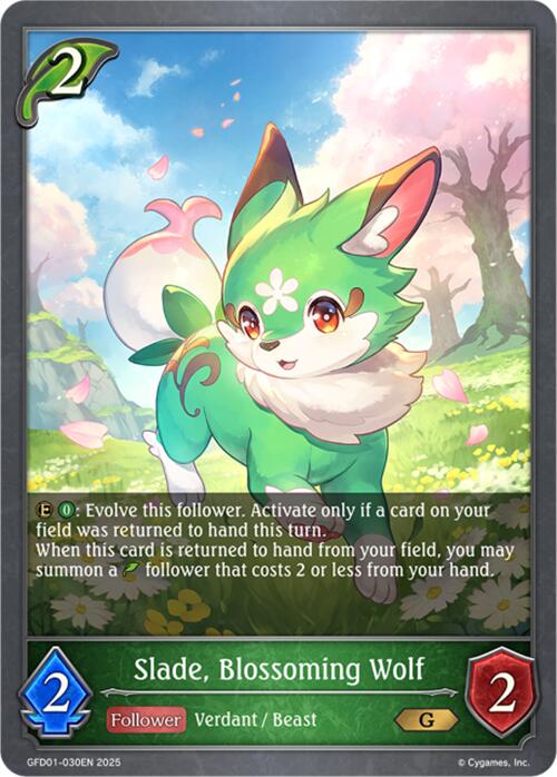 Slade, Blossoming Wolf (GFD01-030EN) [Luxheart Legends]