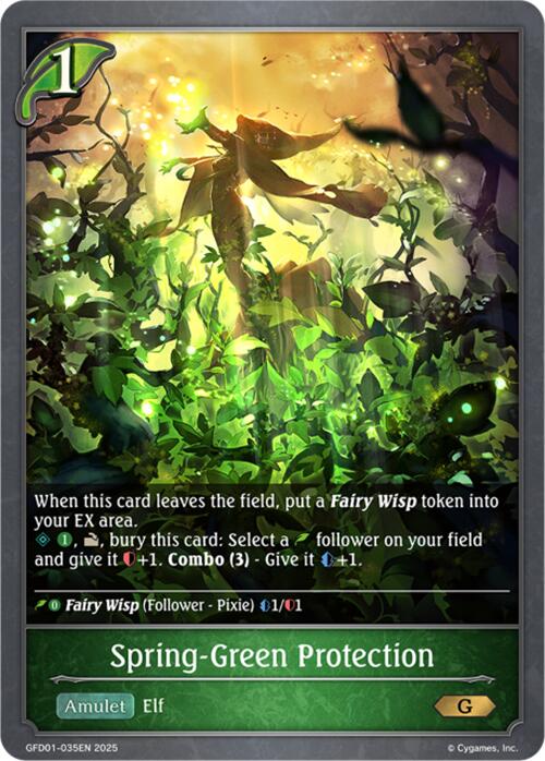 Spring-Green Protection (GFD01-035EN) [Luxheart Legends]