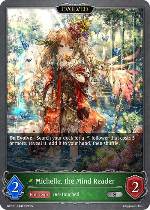 Michelle, the Mind Reader (Evolved) (GFD01-044EN) [Luxheart Legends]