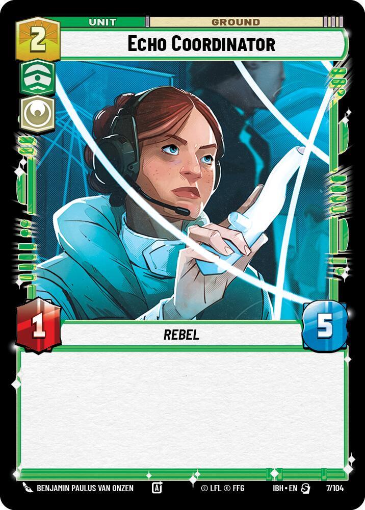Echo Coordinator (7/104) (7/104) [Intro Battle: Hoth] (ONLINE ORDER ONLY)
