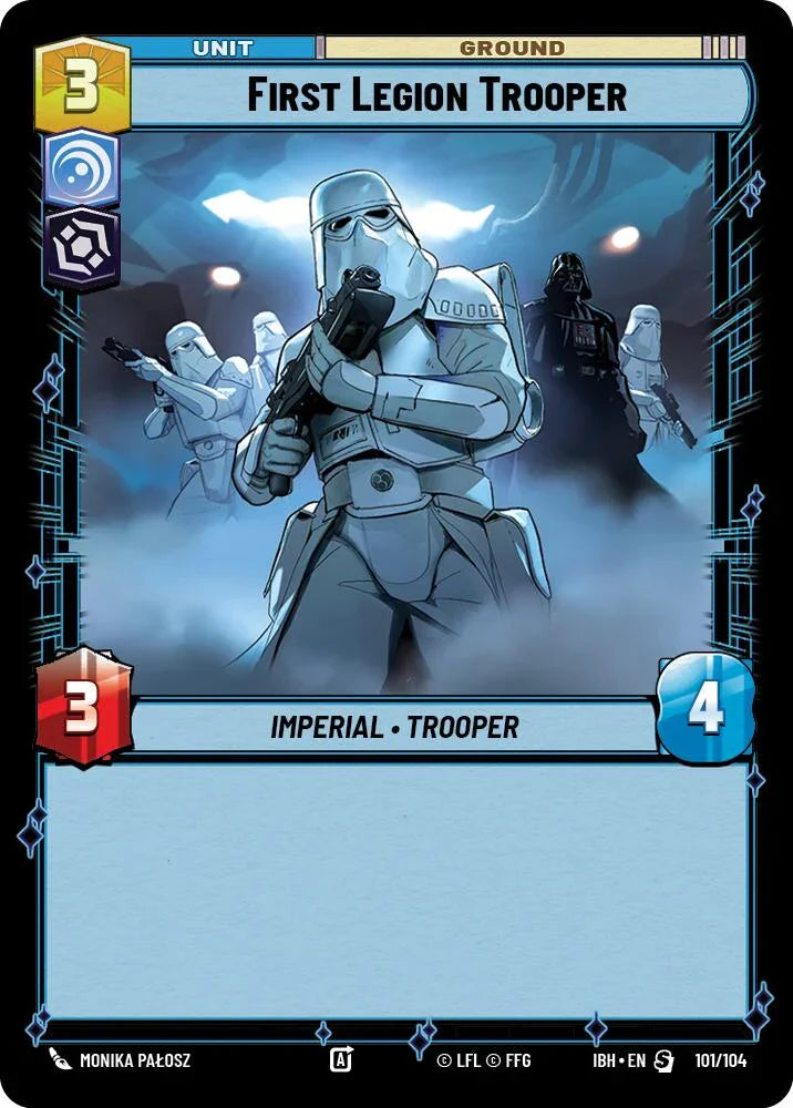 First Legion Trooper (101/104) (101/104) [Intro Battle: Hoth] (ONLINE ORDER ONLY)