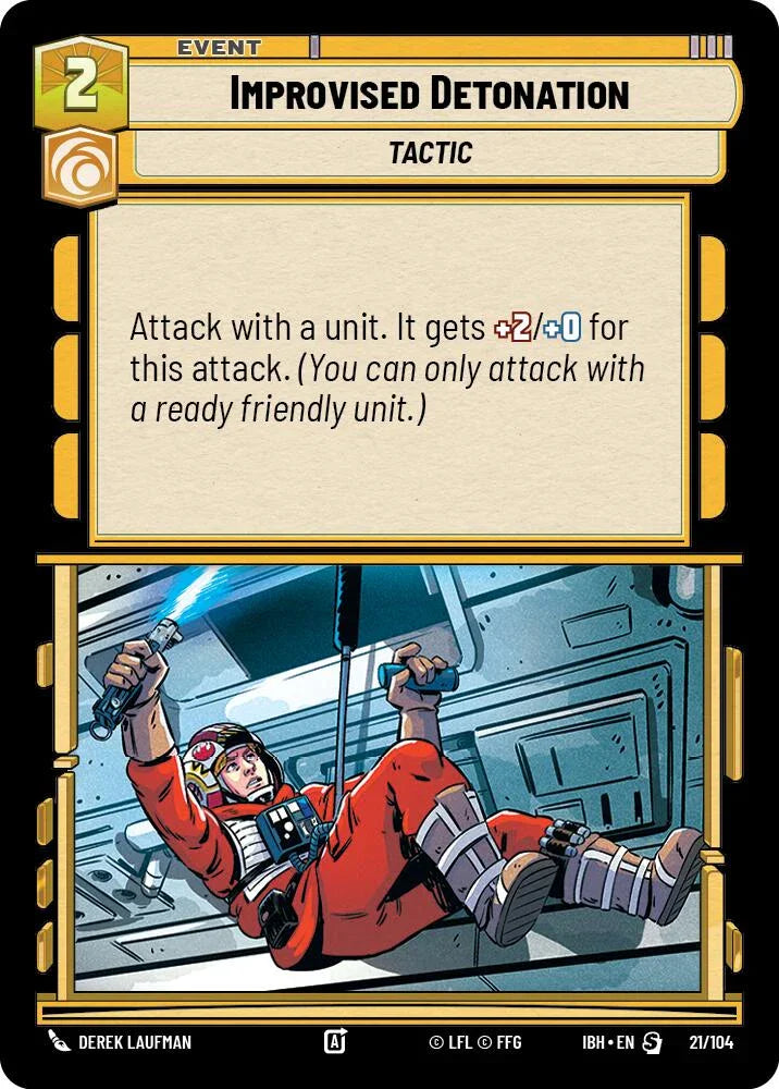 Improvised Detonation (21/104) (21/104) [Intro Battle: Hoth] (ONLINE ORDER ONLY)