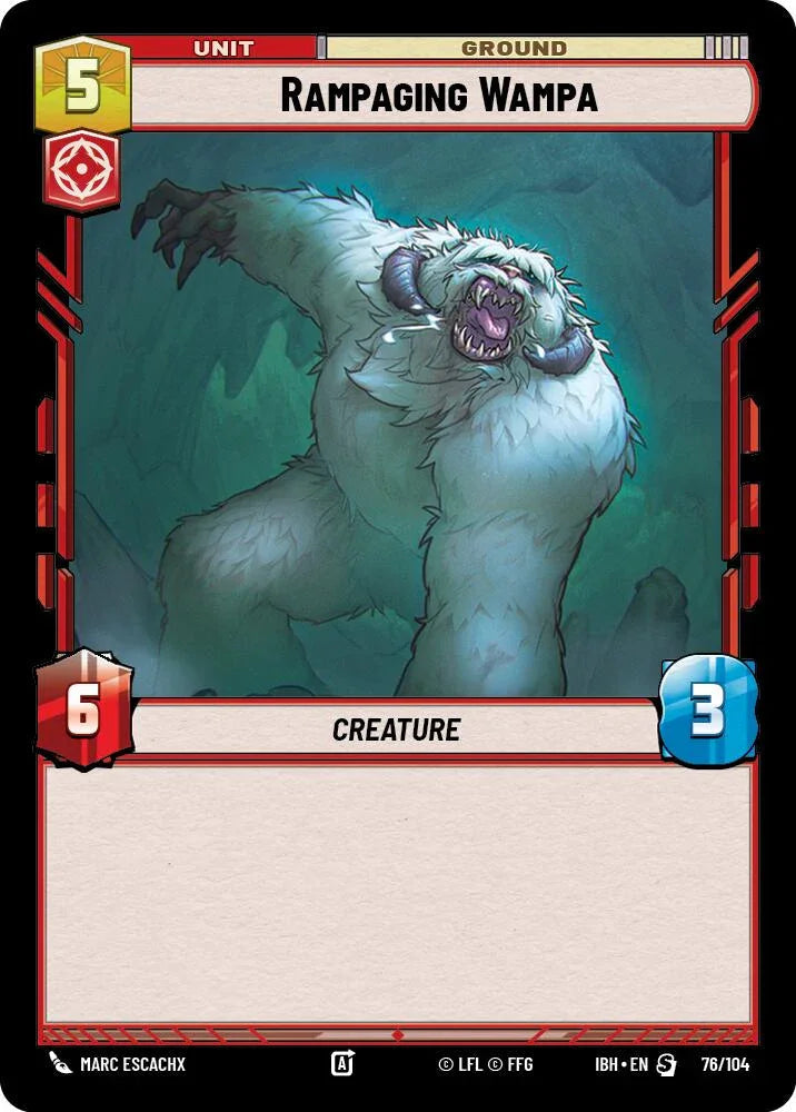 Rampaging Wampa (76/104) (76/104) [Intro Battle: Hoth] (ONLINE ORDER ONLY)