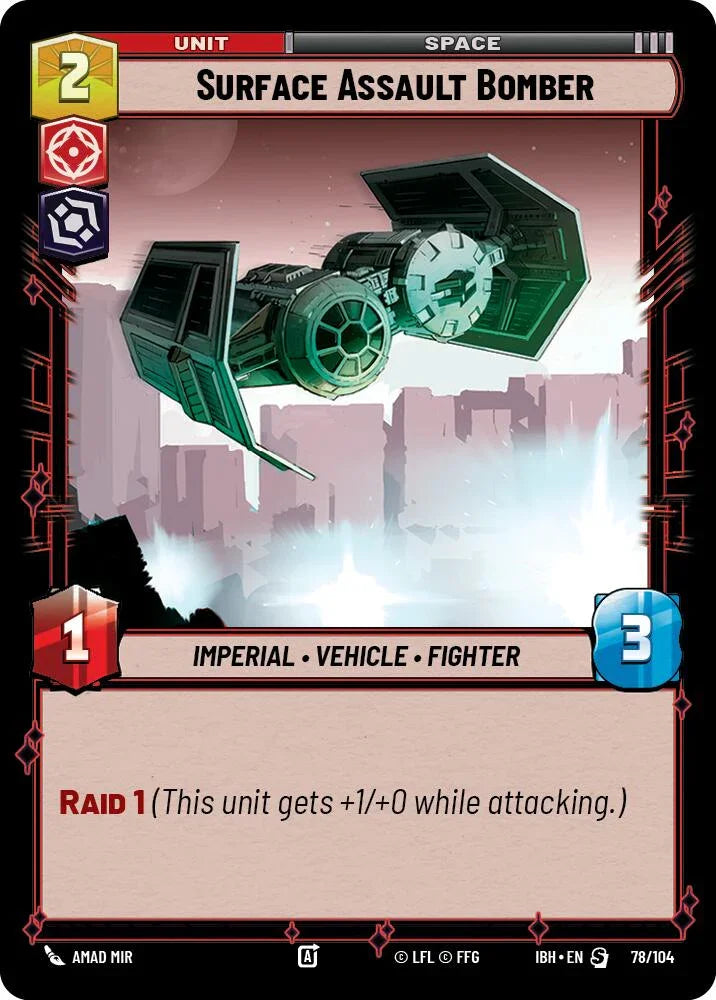 Surface Assault Bomber (78/104) (78/104) [Intro Battle: Hoth] (ONLINE ORDER ONLY)