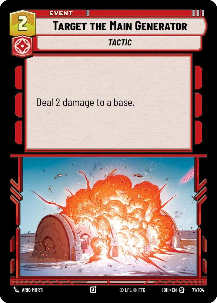 Target the Main Generator (71/104) (71/104) [Intro Battle: Hoth] (ONLINE ORDER ONLY)