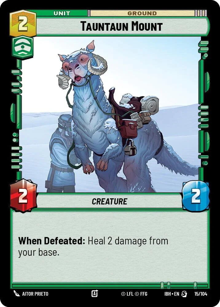 Tauntaun Mount (15/104) (15/104) [Intro Battle: Hoth] (ONLINE ORDER ONLY)