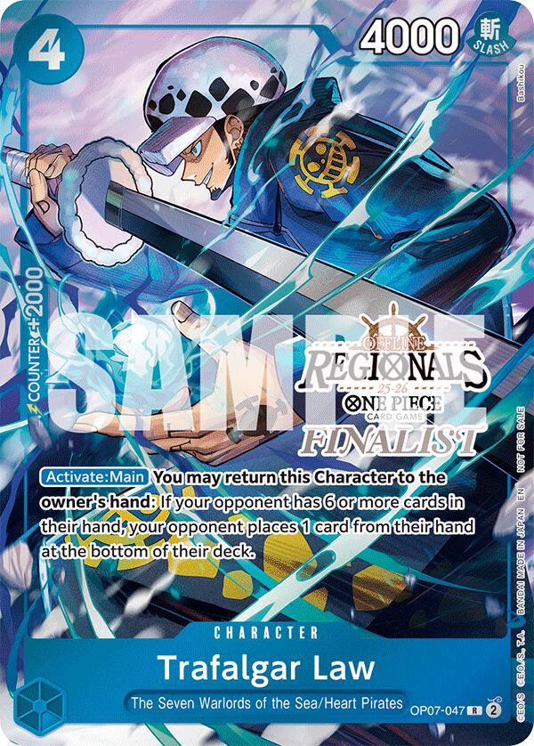 Trafalgar Law (Offline Regional Finalist Card Set 2025 Vol.2) [One Piece Promotion Cards] (ONLINE ORDER ONLY)