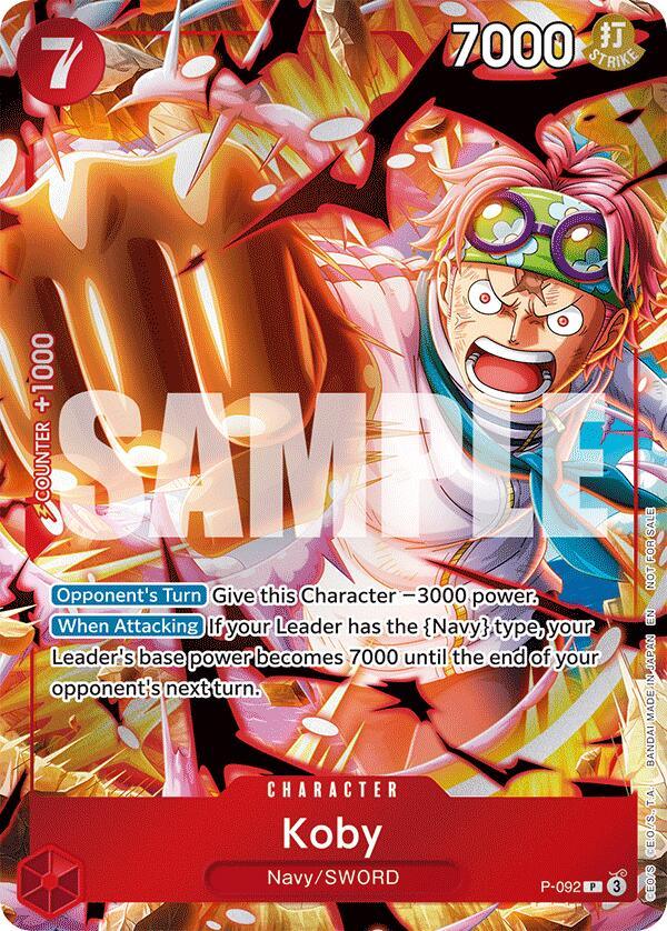 Koby (Event Pack Vol. 7) [One Piece Promotion Cards] (ONLINE ORDER ONLY)