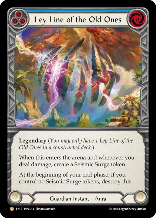 Ley Line of the Old Ones [MPG013] (Mastery Pack Guardian)  Rainbow Foil