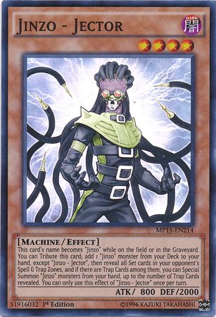 Jinzo - Jector [MP15-EN214] Super Rare (ONLINE ORDER ONLY)
