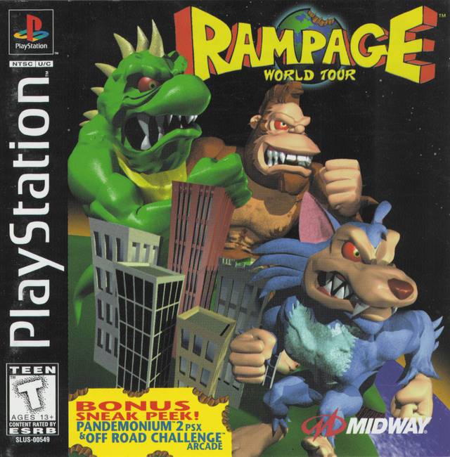 Rampage World Tour (Playstation) (ONLINE ORDER ONLY)