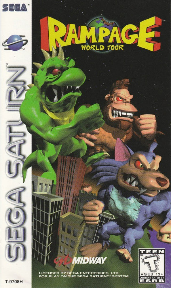 Rampage World Tour (Sega Saturn) (ONLINE ORDER ONLY)