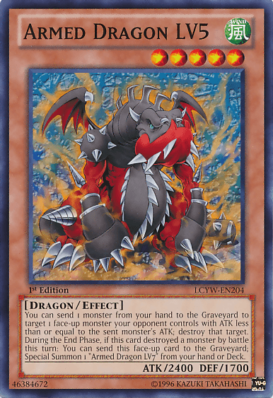 Armed Dragon LV5 [LCYW-EN204] Common (ONLINE ORDER ONLY)