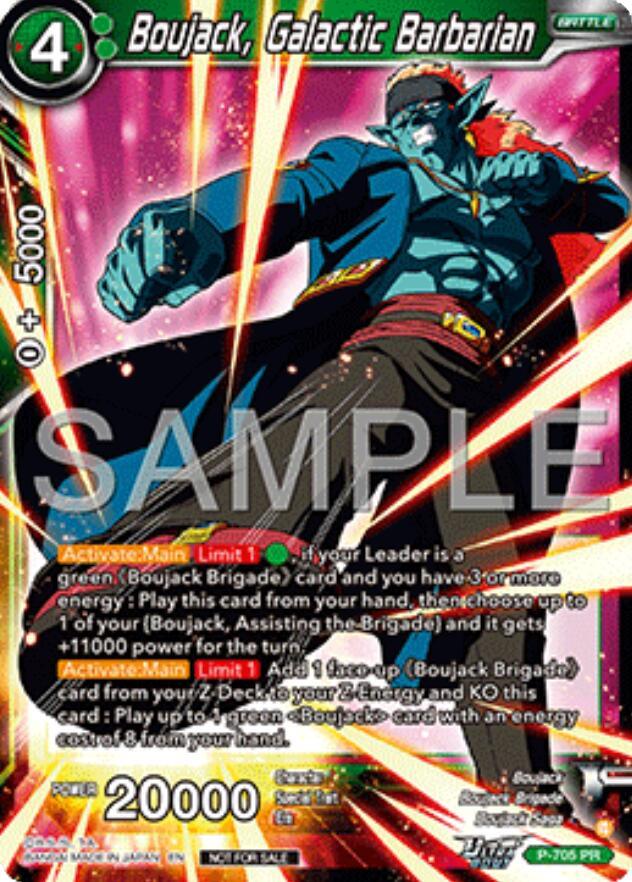 Boujack, Galactic Barbarian (Ultra-Bout Series Tournament Pack Vol.13) (P-705) [Tournament Promotion Cards] (ONLINE ORDER ONLY)