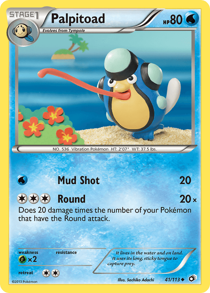 Palpitoad (41/113) [Black & White: Legendary Treasures] (Online Only)
