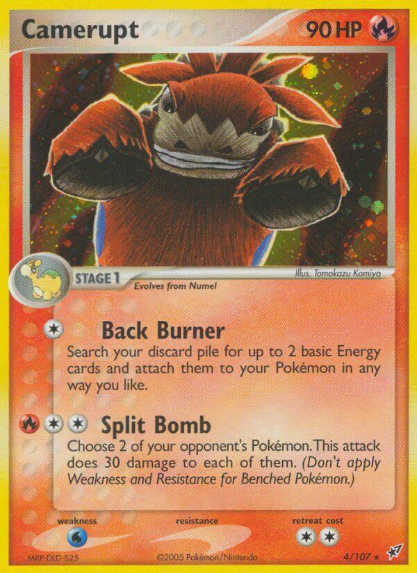 Camerupt (4/107) (Theme Deck Exclusive) [EX: Deoxys] (Online Only)