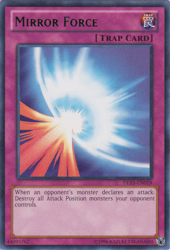 Mirror Force (Green) [DL15-EN018] Rare (ONLINE ORDER ONLY)