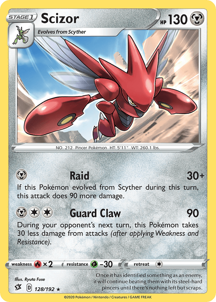 Scizor (128/192) [Sword & Shield: Rebel Clash] (Online Only)