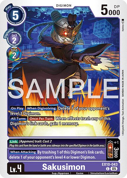 Sakusimon [EX10-043] [Sinister Order]