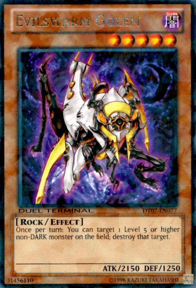 Evilswarm Golem [DT07-EN077] Rare (ONLINE ORDER ONLY)