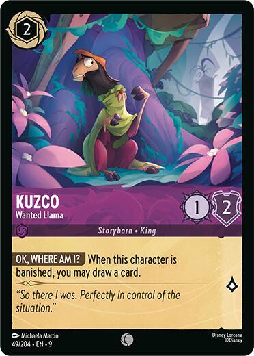 Kuzco - Wanted Llama (49/204) [Fabled] (ONLINE ORDER ONLY)