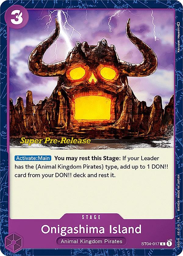 Onigashima Island [Super Pre-Release Starter Deck: Animal Kingdom Pirates] (ONLINE ORDER ONLY)