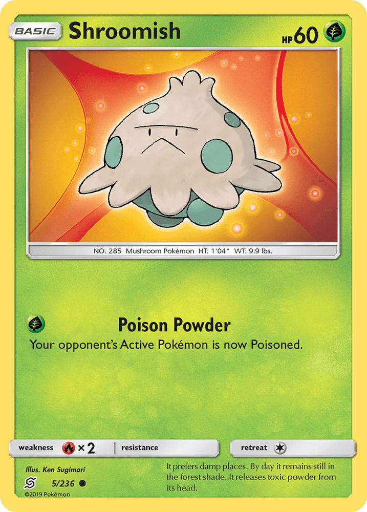 Shroomish (5/236) [Sun & Moon: Unified Minds] (Online Only)