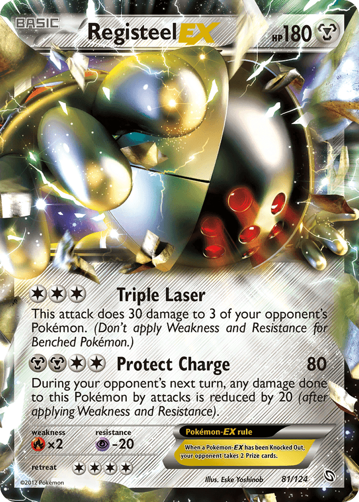 Registeel EX (81/124) [Black & White: Dragons Exalted] (Online Only)