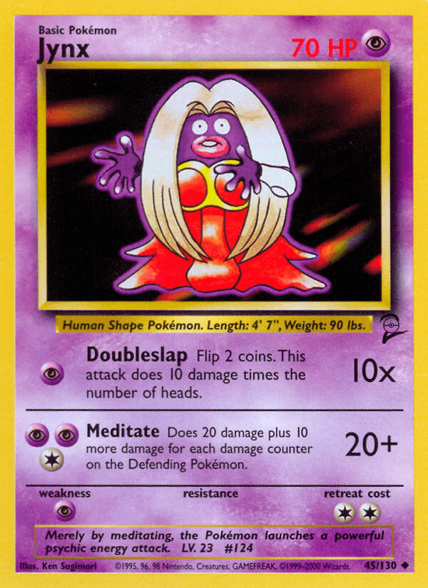 Jynx (45/130) [Base Set 2] (Online Only)